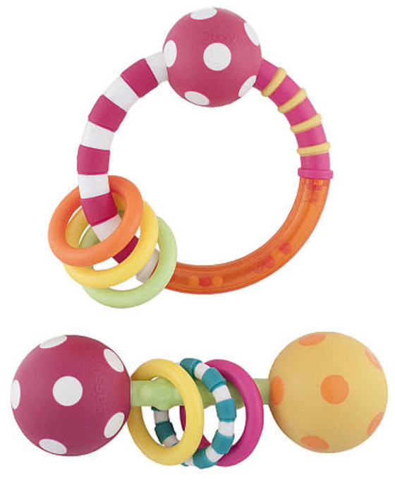 sassy spin shine rattle