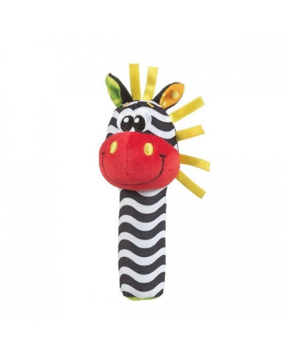 PLAYGRO 107657 JUNGLE SQUEAKER ZEBRA