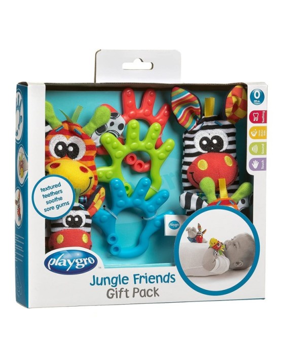 PLAYGRO 109543 JUNGLE FRIENDS GIFT PACK