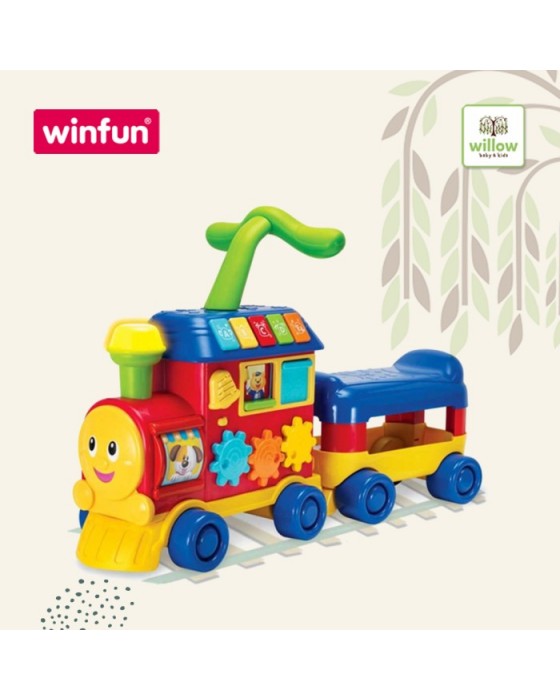 WINFUN W000803 WALKER RIDE-ON LEARNING TRAIN