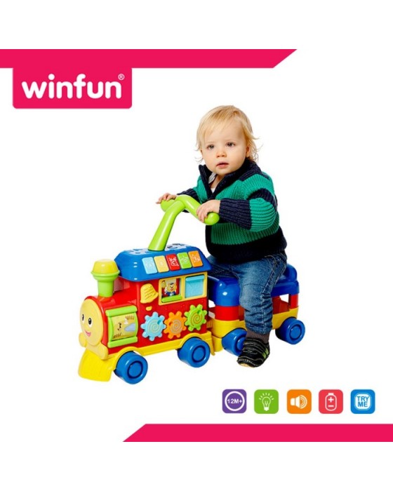 WINFUN W000803 WALKER RIDE-ON LEARNING TRAIN