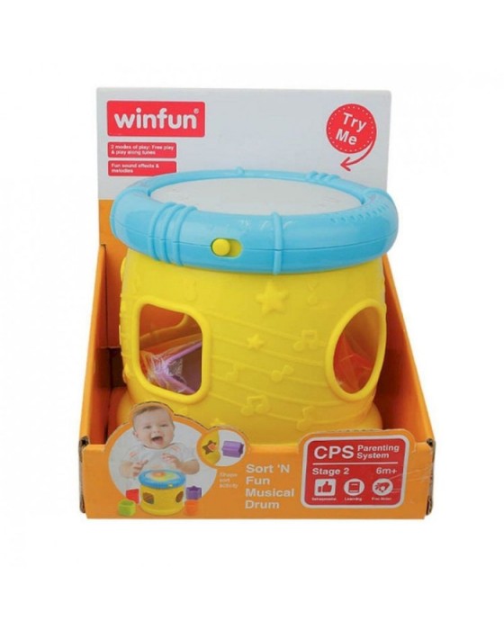 WINFUN W000748 SORT N FUN MUSICAL DRUM