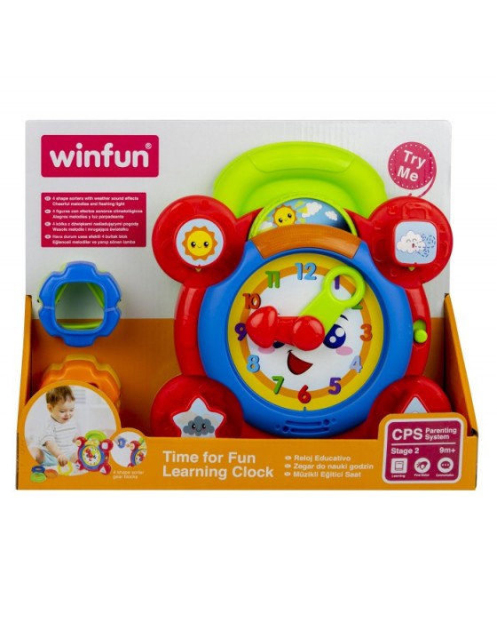 WINFUN TIME FOR FUN LEARNING CLOCK 