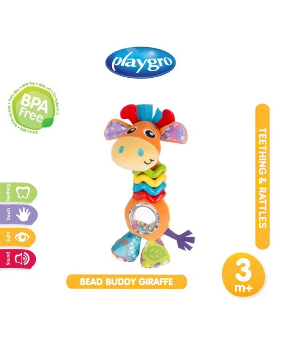 PLAYGRO 128774 BEAD BUDDY GIRAFFE