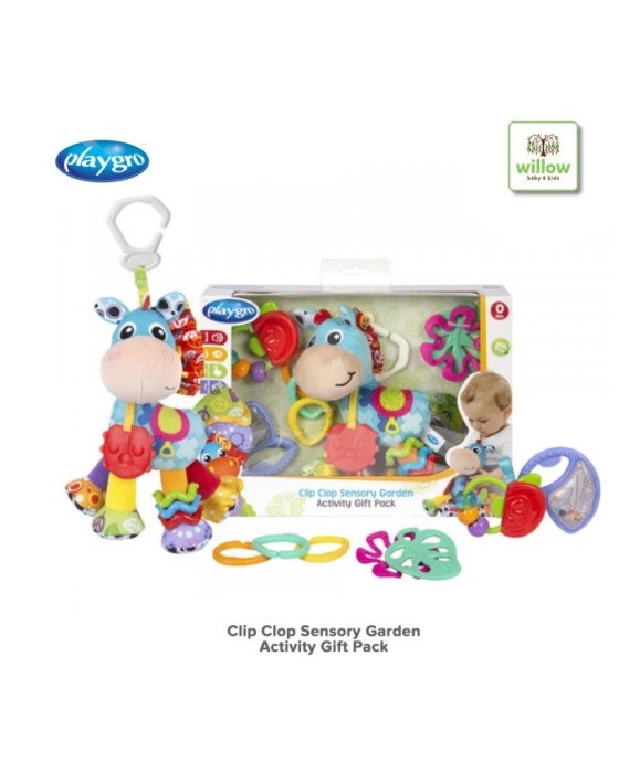 PLAYGRO 128935 CLIP CLOP SENSORY GARDEN