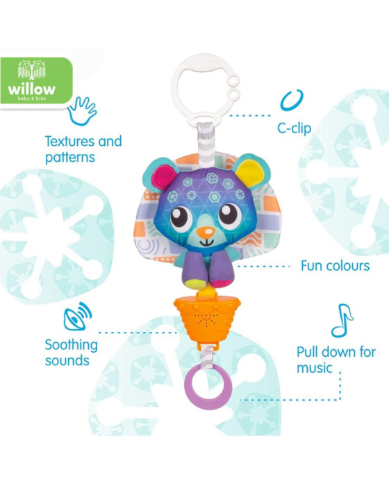 Playgro Pp Musical Pullstring Bear Mainan Edukasi