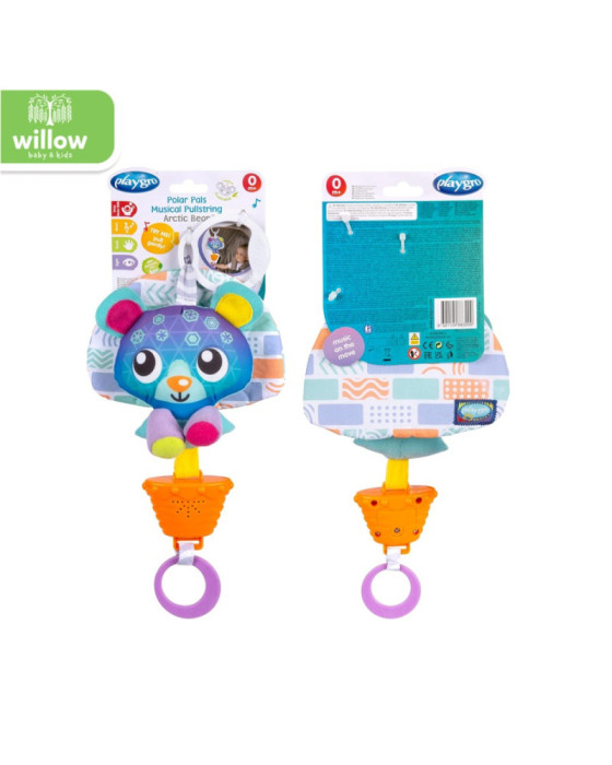 Playgro Pp Musical Pullstring Bear Mainan Edukasi