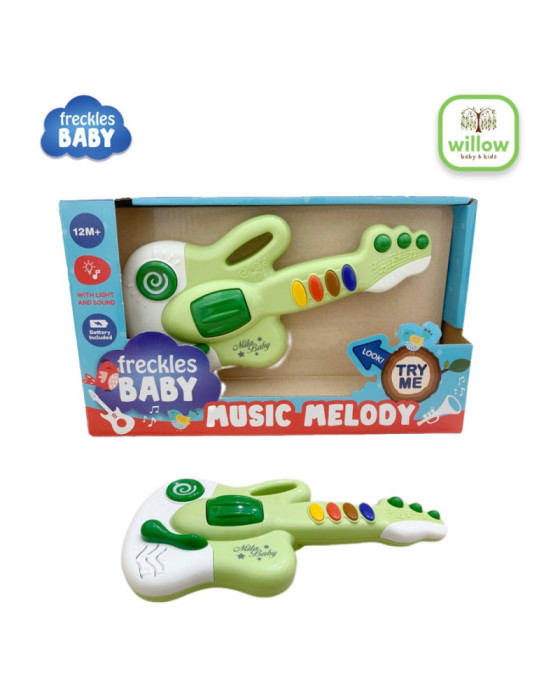 Freckles Baby Music Melody Guitar With Light And Music Mainan Anak