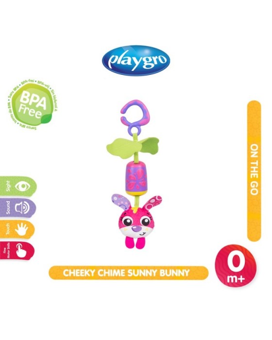 PLAYGRO 122149 CHEEKY CHIME SUNNY BUNNY