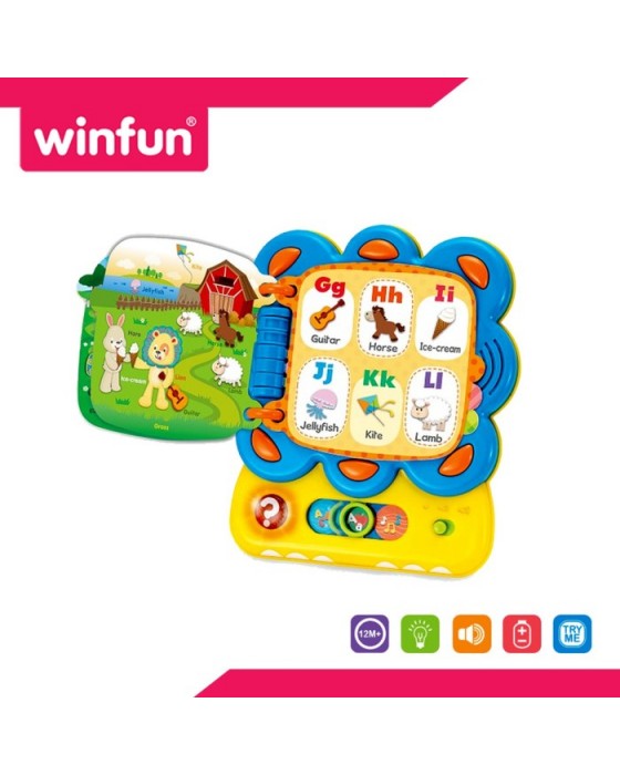 WINFUN W009209 CAESAR THE LION LETS READ MAINAN ANAK