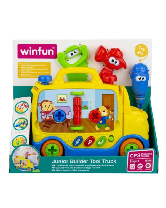 WINFUN W000796 JUNIOR BUILDER TOOL TRUCK MAINAN ANAK