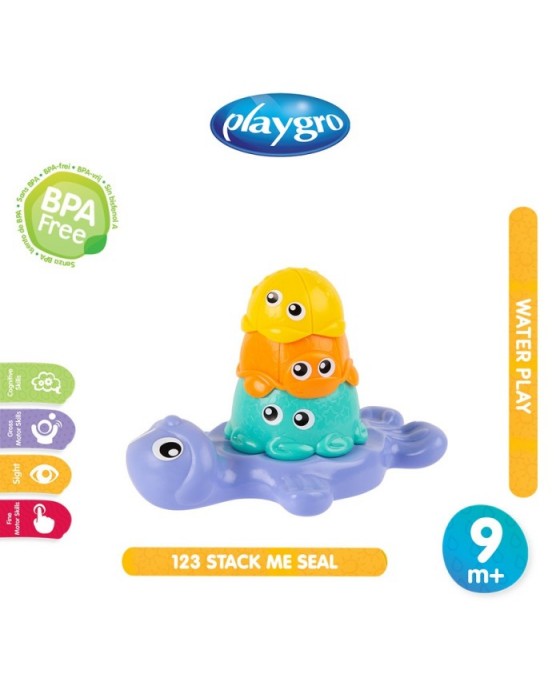 PLAYGRO 128778 123 STACK ME SEAL