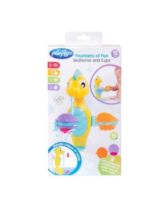 PLAYGRO 128780 FOUNTAINS OF FUN SEAHORSE CUPS