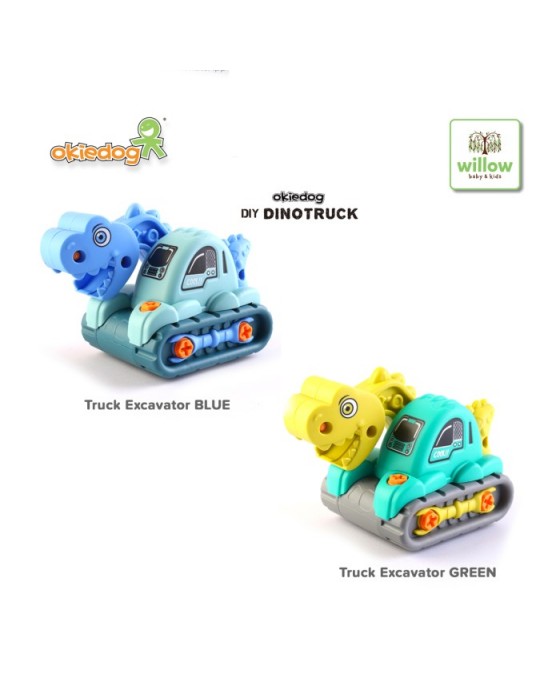 OKIEDOG DIY DINO TRUCK EXCAVATOR