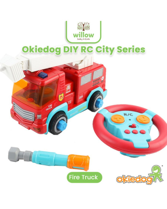 Okiedog DIY RC City Series Mobil Mobilan Mainan Anak