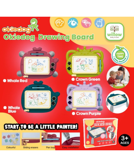 Okiedog Drawing Board Papan Gambar Anak Mainan Edukasi