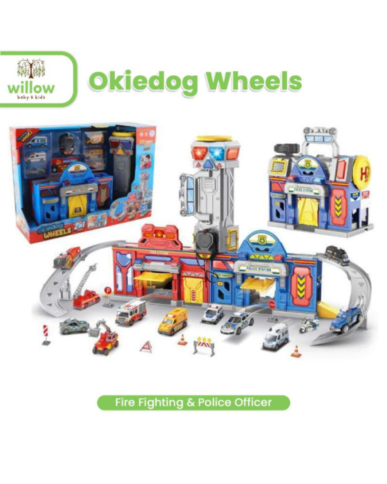 Okiedog Wheels 2in1 with Lights & Music Mainan Anak