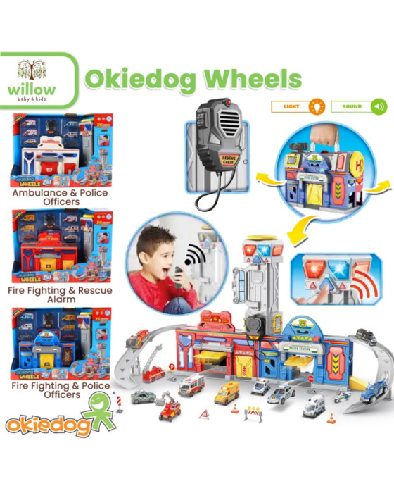 Okiedog Wheels 2in1 with Lights & Music Mainan Anak