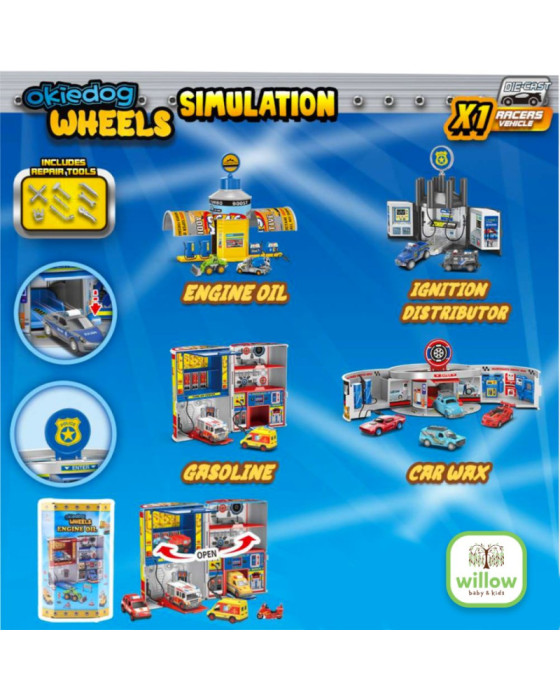 Okiedog Wheels Simulated Mainan Anak