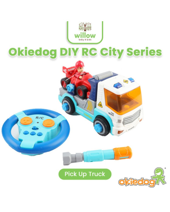 Okiedog DIY RC City Series Mobil Mobilan Mainan Anak