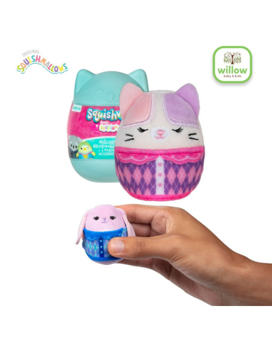 Squishmallows Squishville Mini Plush Vehicle Mainan Anak