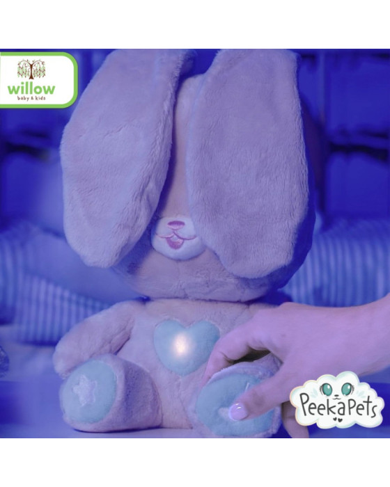 Peekapets Interactive Bunny Plush Mainan Boneka