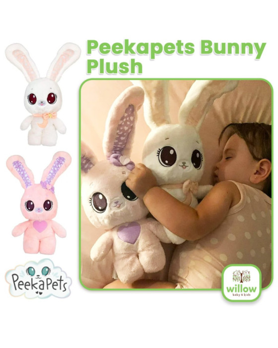 Peekapets Bunny Plush Mainan Boneka