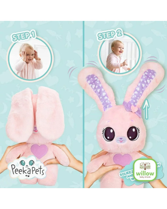 Peekapets Bunny Plush Mainan Boneka