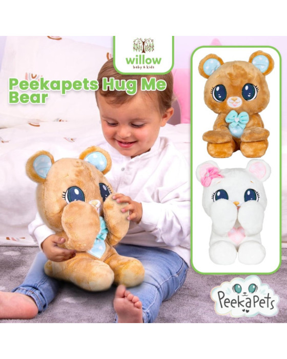 Peekapets Hug Me Bear Mainan Boneka