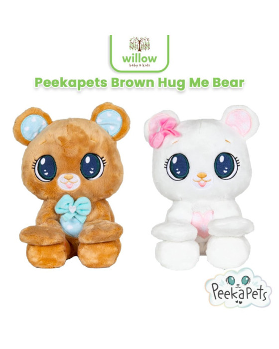 Peekapets Hug Me Bear Mainan Boneka