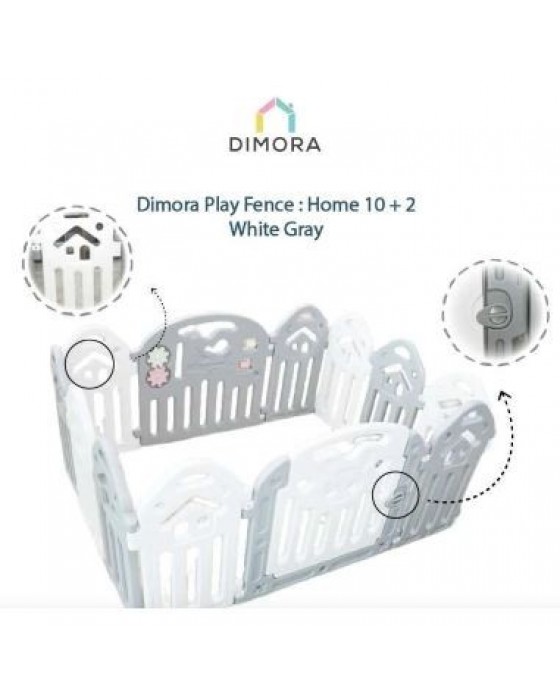 DIMORA FENCE PLAY 10+2 HOME GREY