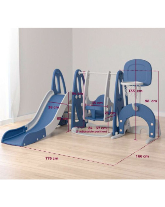 PARKLON FS-072 FUN SLIDE AIRSHIP 5IN1