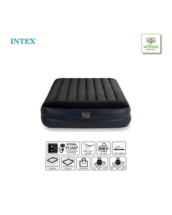 INTEX 64124 QUEEN PILLOW RAISED AIR BED