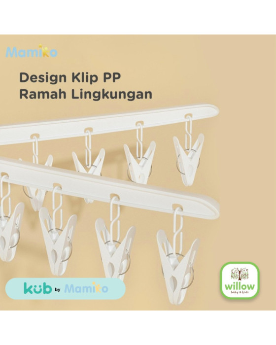 Kub X Mamiko Folding Umbrella Stand Gantungan Pakaian