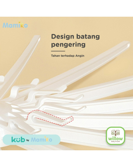 Kub X Mamiko Folding Umbrella Stand Gantungan Pakaian