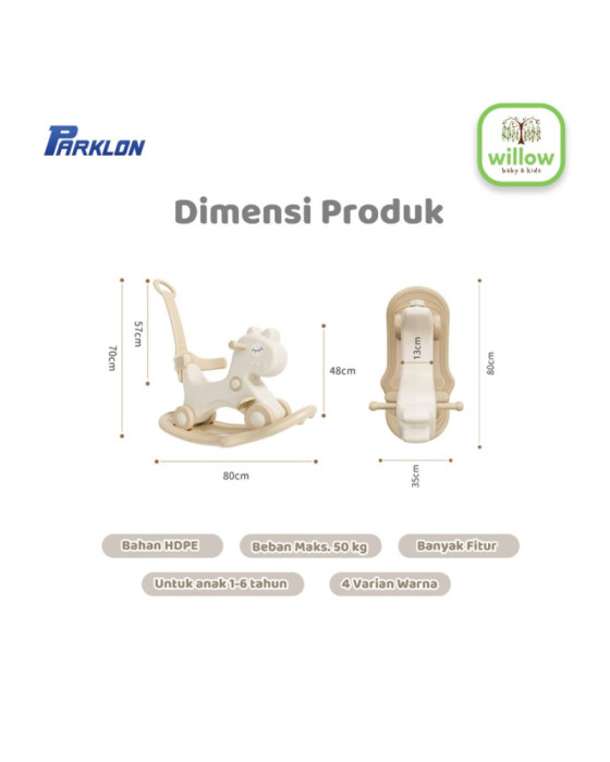 Parklon Rocking Horse Mainan Anak 5In1