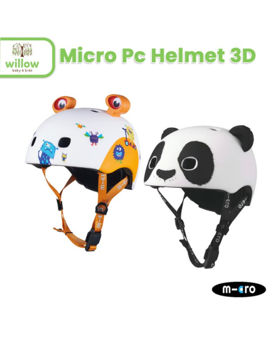 Micro PC Helmet 3D Aksesoris Scooter