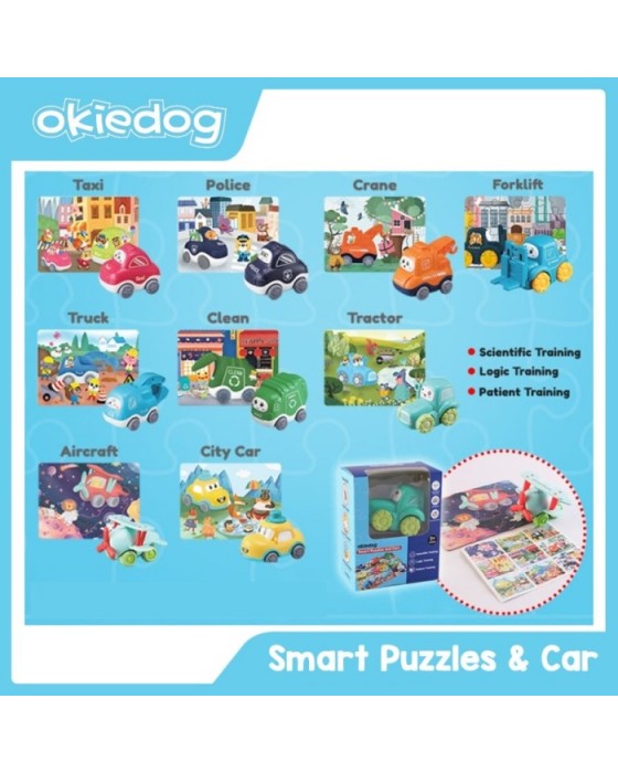 OKIEDOG SMART PUZZLE AND CAR