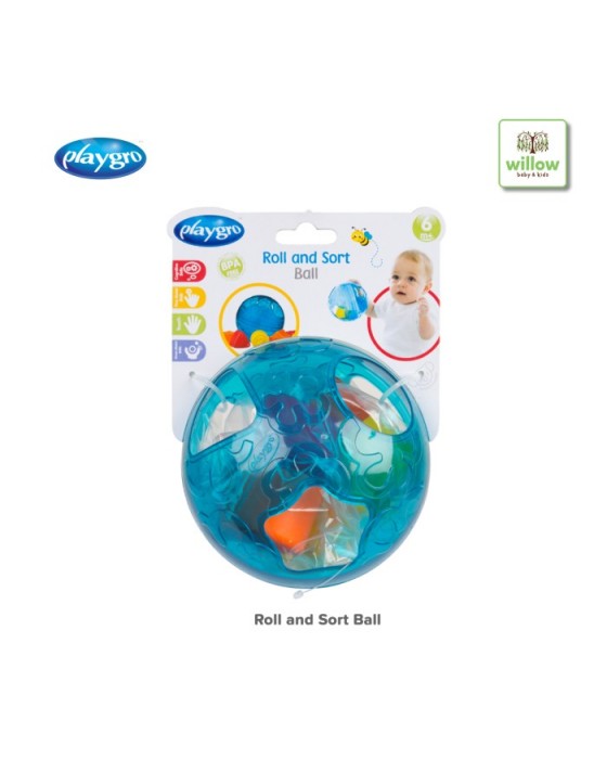 PLAYGRO 128942 ROLL N SORT BALL