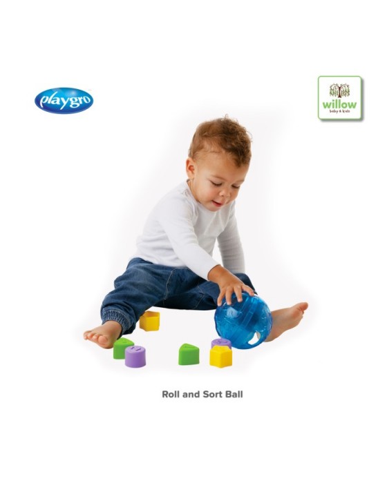 PLAYGRO 128942 ROLL N SORT BALL