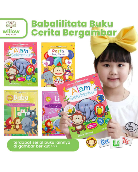 Babalilitata Buku Cerita Bergambar dan Mewarnai Anak