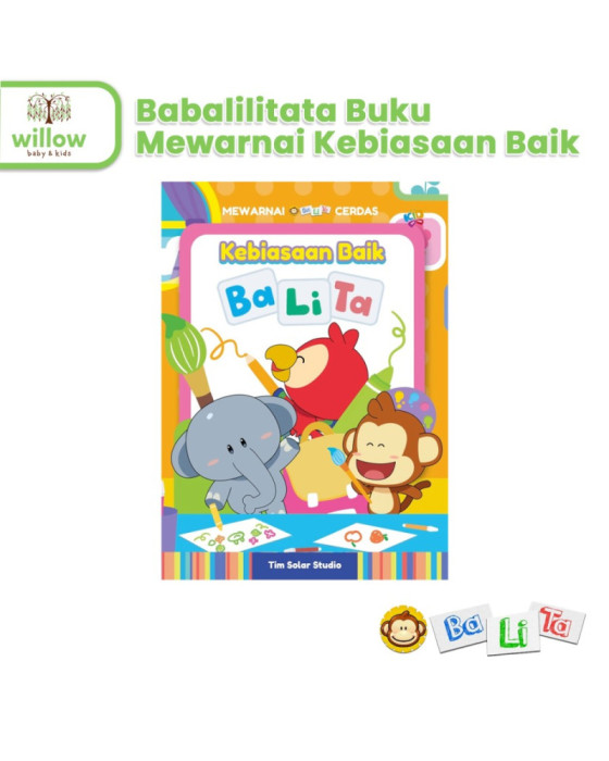 Babalilitata Buku Cerita Bergambar dan Mewarnai Anak