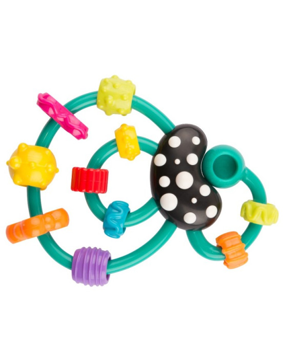 PLAYGRO 124838 SWIRLY TEETHING RATTLE