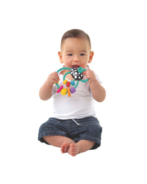 PLAYGRO 124838 SWIRLY TEETHING RATTLE