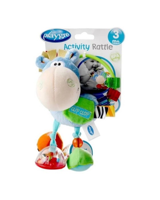 PLAYGRO 102813 CLIP CLOP ACTIVITY RATTLE