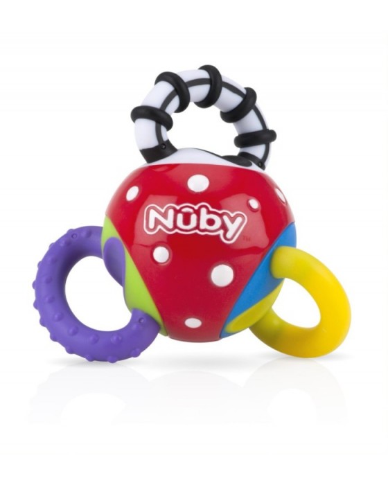 NUBY 127653 TWISTA BALL SENSORY RATTLE