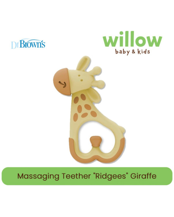 Dr. Brown Massaging Teether "Ridgees" Giraffe (New Design)