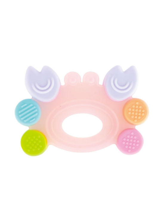 Farlin Teether Crab Aquarium Silicone Mainan Gigi Bayi