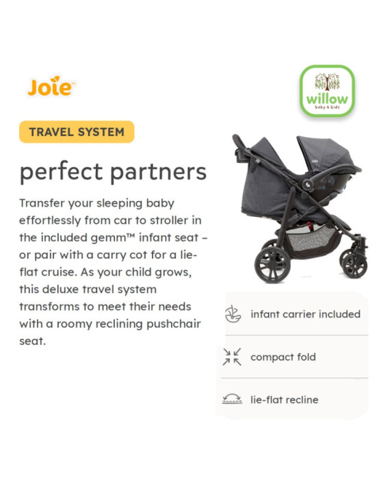 Joie Travel System Litetrax 4 Stroller Kereta Dorong Anak