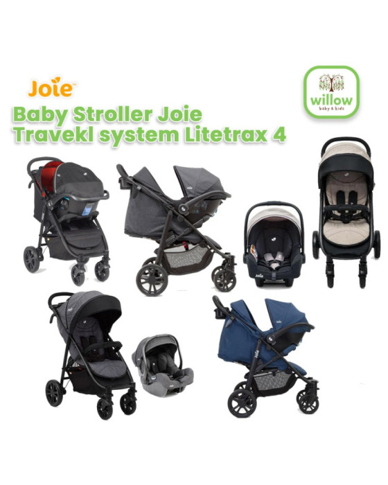 Joie Travel System Litetrax 4 Stroller Kereta Dorong Anak